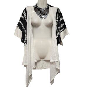 Open Cardigan Coat Jacket Top Linen Plus Size Cardigan Short Sleeve Size S